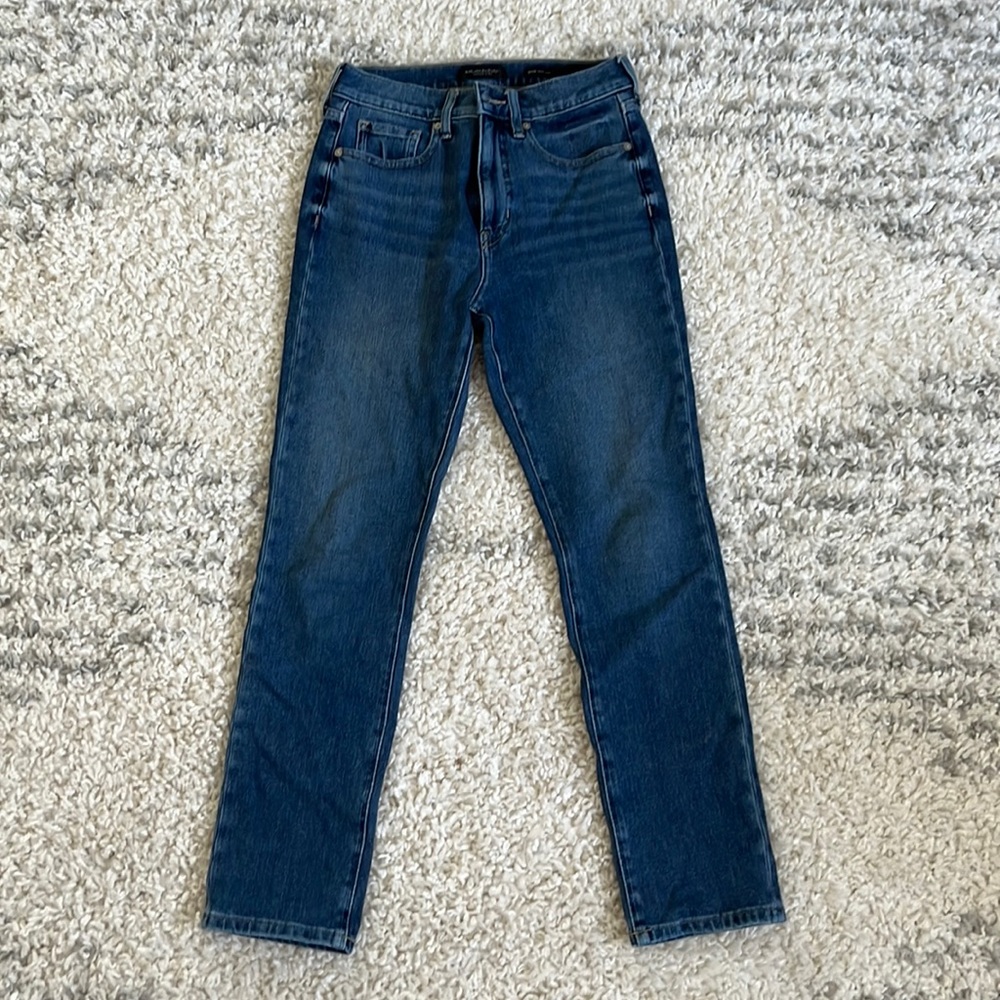 Banana republic, high rise, slim jeans
